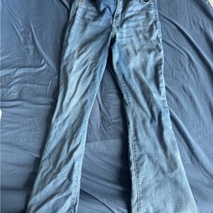 Express Light Blue Flare Jeans